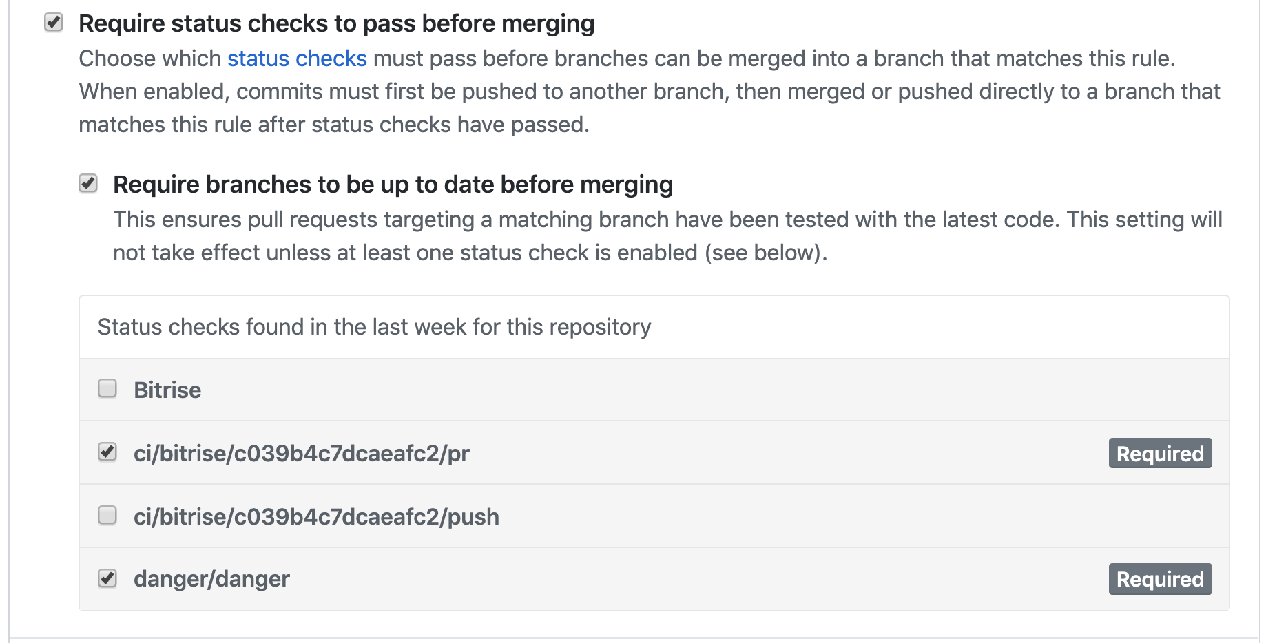 Bitrise Checks on GitHub Checks